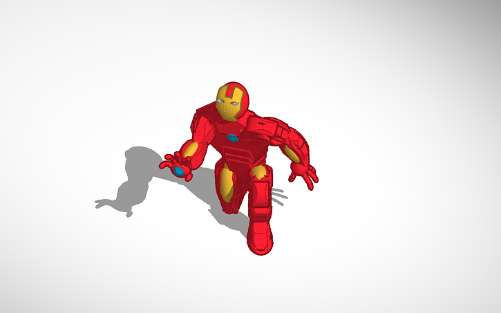 3d Design Iron Man Tinkercad