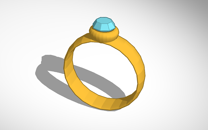 3D design Ring - Tinkercad