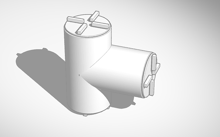 3D design 3-Way Module - Tinkercad