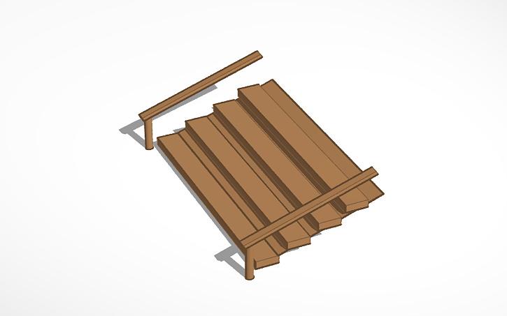 3D design Pier (Stairs) | Tinkercad