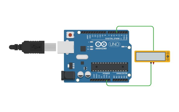 Circuit design Prática 2B - Tinkercad