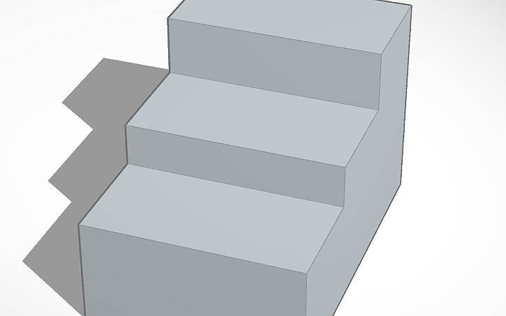 3D design Stairs - Tinkercad