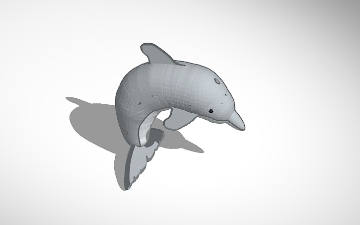 3D design Dolphin - Tinkercad