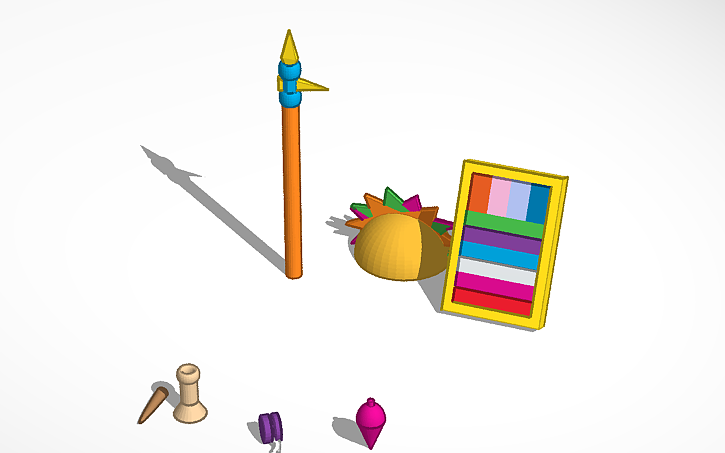 3D design Objetos Incas - Tinkercad