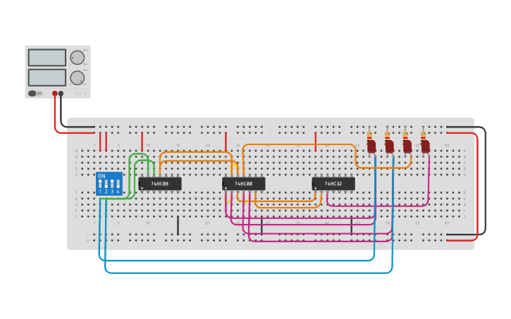 Circuit design EXPERIMENT 9 - Tinkercad