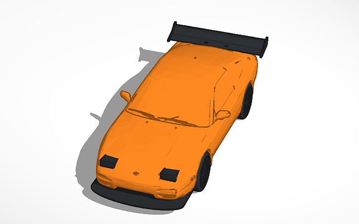 JDM drift car 180SX 3D model