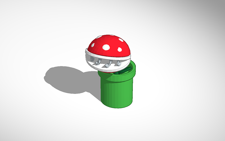 3D design Mario Plant | Tinkercad