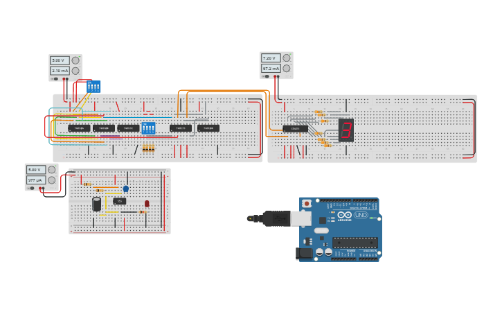 Circuit design Arduino - Tinkercad