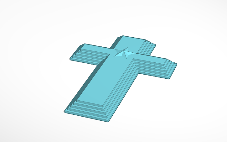 3D design Cross - Tinkercad