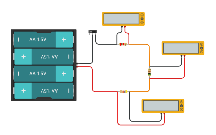 Circuit design Resistors in Series | Tinkercad