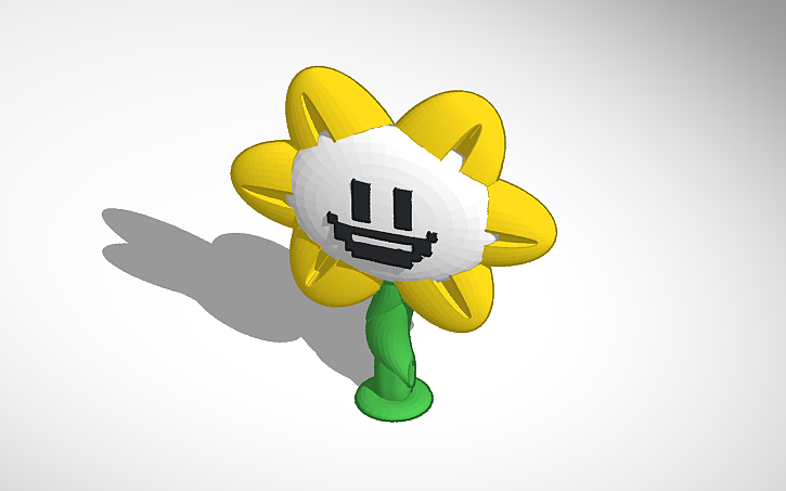 3D design Copy of undertale flowey - Tinkercad