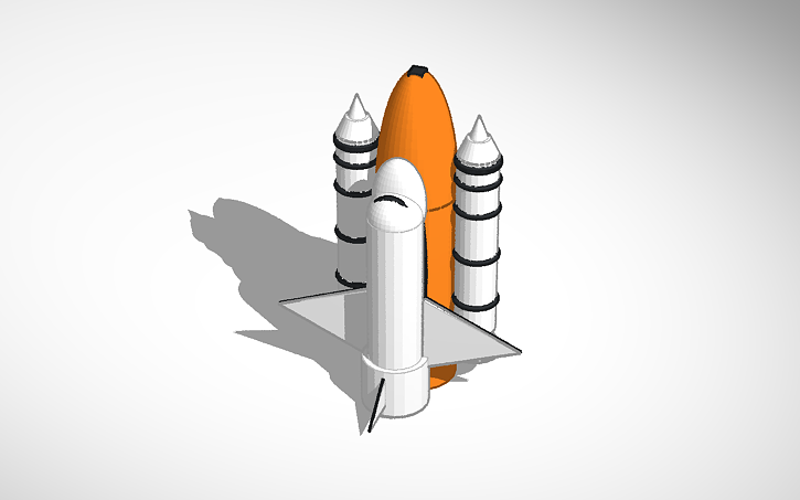 3D design Space Ship - Tinkercad