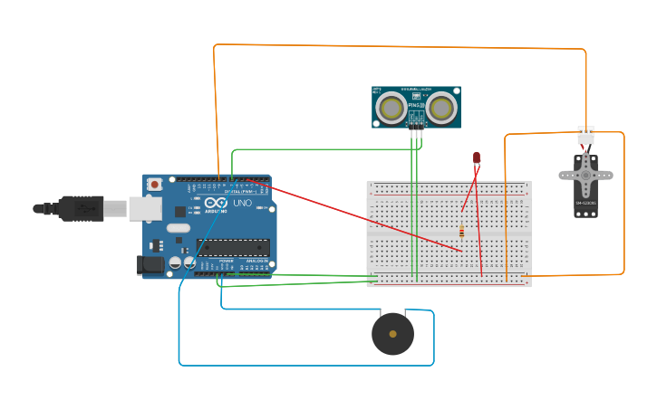 Circuit design Latihan 1 - Tinkercad