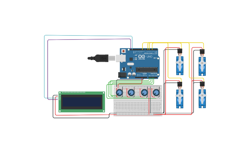 Circuit design Embedded Systems - Tinkercad