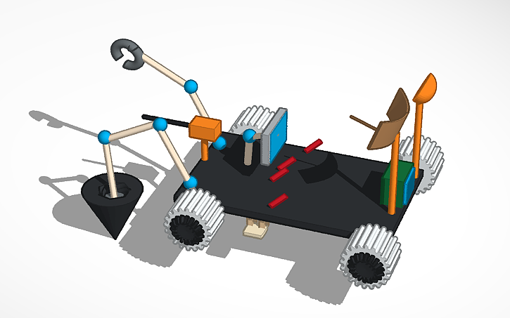 3D design Rover | Tinkercad