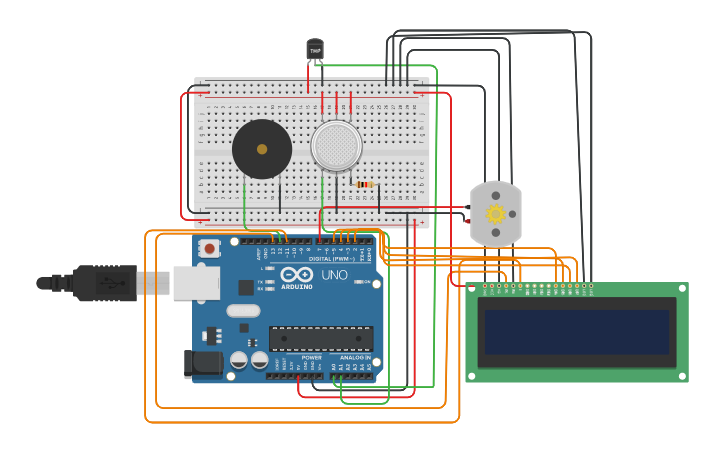Circuit design iot-lab4 - Tinkercad