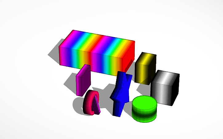 3D design Gradients | Tinkercad