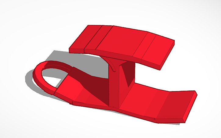 3D design Flip grip for referee whistle - Tinkercad