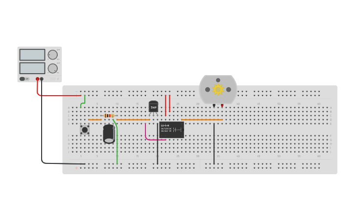 Circuit design temporizador | Tinkercad