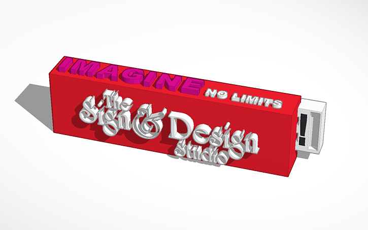 3D design THE SIGN & DESIGN STUDIO - Tinkercad