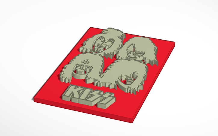 3d Design Kiss Tinkercad