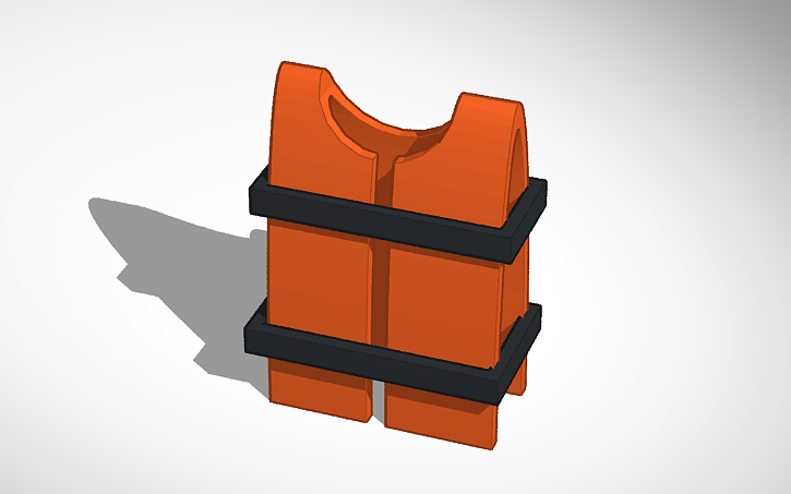 3D design Mini Life Jacket - Tinkercad