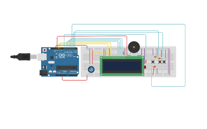 Circuit design Codigo Morse - Tinkercad