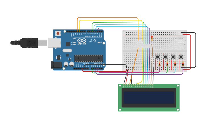 Circuit design proyecto final micro - Tinkercad