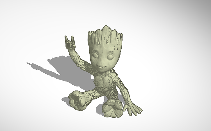 3D design groot - Tinkercad