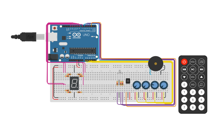 Circuit Design Combination Lock Original Tinkercad