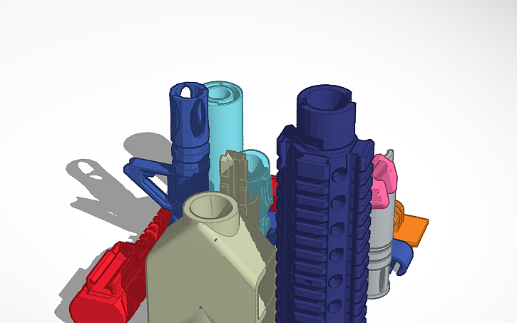 3D design nerf accessories | Tinkercad