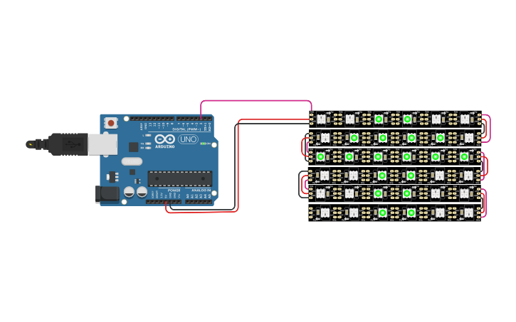Circuit design NeoPixel | Tinkercad