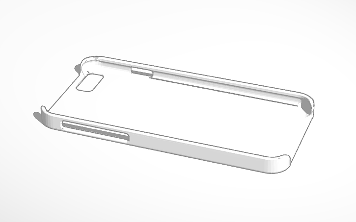 Iphone 6 Blank Case For Free Download 93014 For 3d Printing With Shapeways Tinkercad