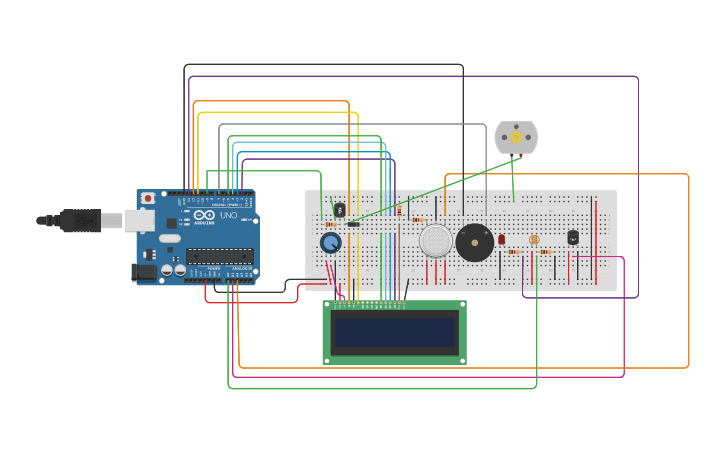 Circuit design IoT Project - Tinkercad