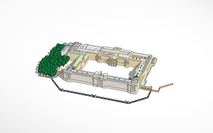 3D design buckingham palace | Tinkercad