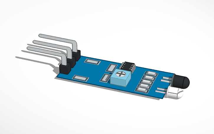 3D design IR SENSOR - Tinkercad