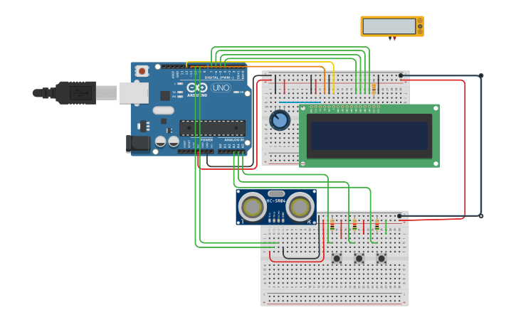 Circuit design Demo 6: Rock Paper Scissors | Tinkercad