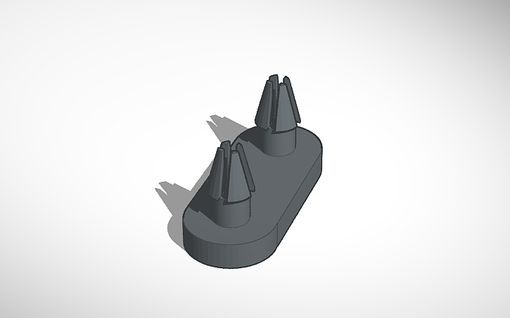 3D design Pegboard Pins - Tinkercad