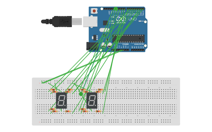 Circuit design Problem 1 Solution | Tinkercad