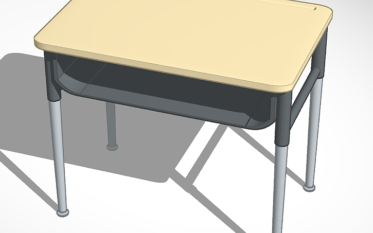 3D design Typical Classroom Desk - Tinkercad