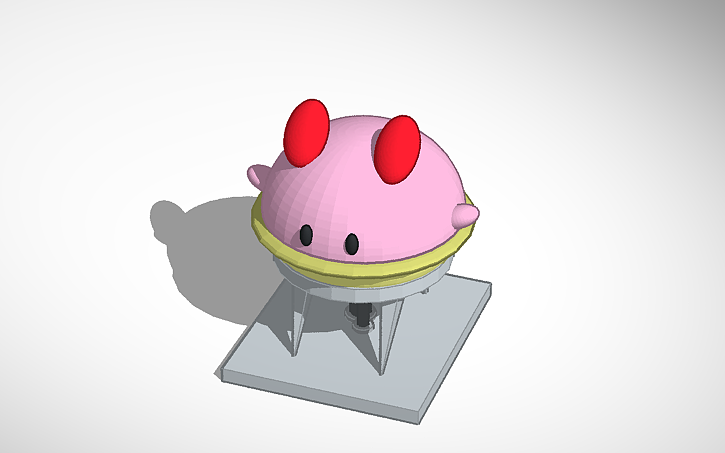 3d Design Dome Mouthful Kirby Tinkercad