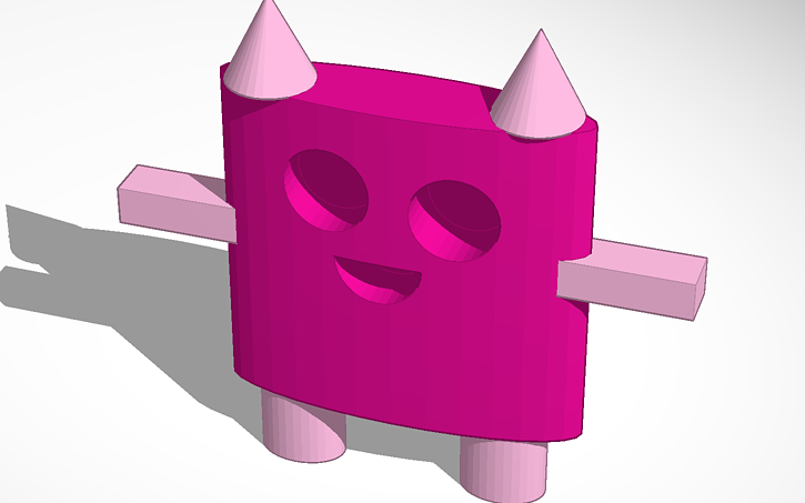 3D design HUG ME DOLL (PINK) | Tinkercad