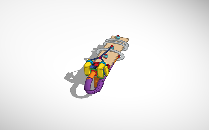 3D design Prosthetic Design String + Hooks) - Tinkercad