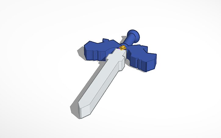 3D design True Master Sword | Tinkercad