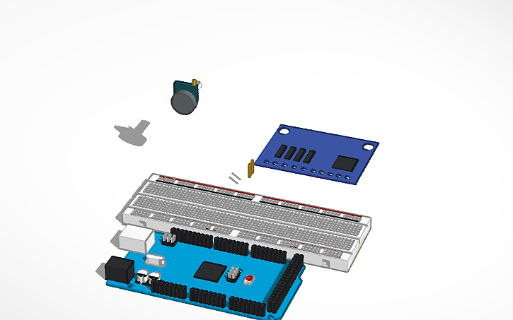 3D design Copy of Arduino Mega2560 - Tinkercad