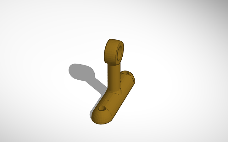 3D design Classy_Velvet_Rope_Bracket_Andrew Hinojosa - Tinkercad