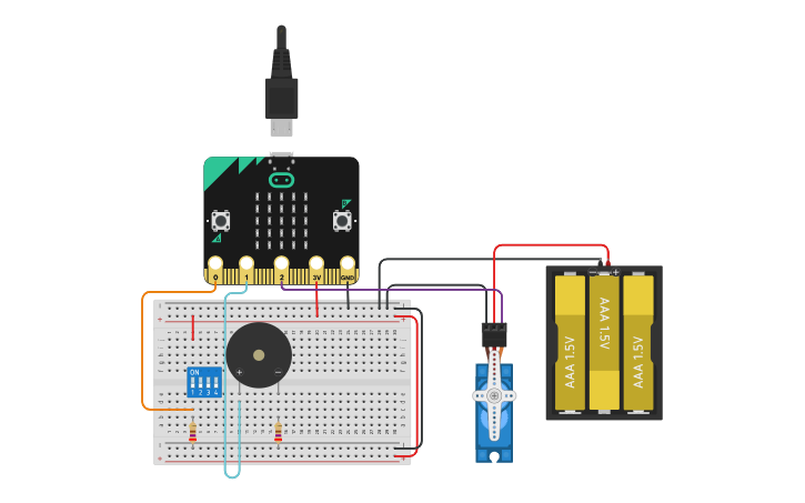 Circuit design python 2 - Tinkercad