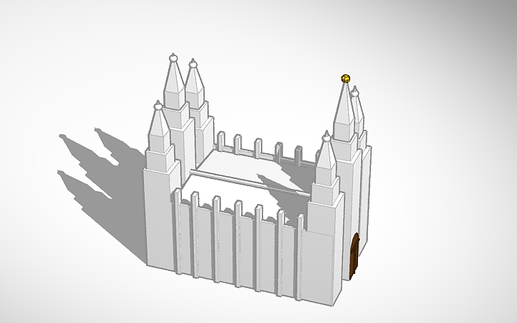 3D design Temple - Tinkercad