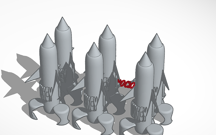 3D design M-15 ROCKETS | Tinkercad
