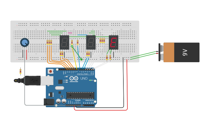 Circuit design el codigo base - Tinkercad